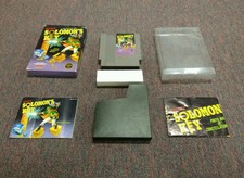 Solomon's Key (Nintendo) NES (Tested & Works Well) Complete in Box! Ships Immed.