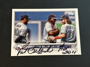 Pat Gillick Signed 2022 Topps Card Auto Blue Jays Autograph HOF Baseball COA
