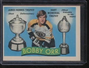 1971-72 OPC O PEE CHEE #245 BOBBY ORR EX BOSTON BRUINS JAMES NORRIS TROPHY Card - Picture 1 of 2