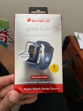 Zagg InvisibleShield Glass LX Screen Protector Apple Watch (42mm) Series 3, Gray