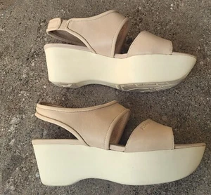 Designer Jil Sander platform sandals size 36.5 - Picture 1 of 12