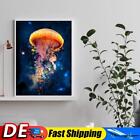 Jellyfish Pictures By Number DIY Arts Digital Coding Oil Painting Set No Frame H