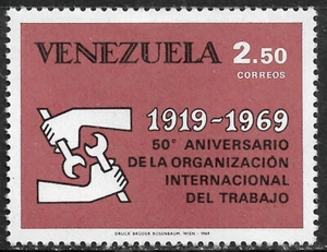 Venezuela Stamp - #944/A166 2.50b Fawn & Black Mint/LH 1969 - Picture 1 of 1