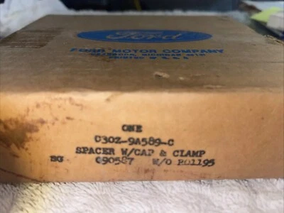 Espaciador de admisión de carburador NOS 63-69 Ford Mercury 289 302 351 4BBL #C3OZ-9A589-C Foto 1 de 4
