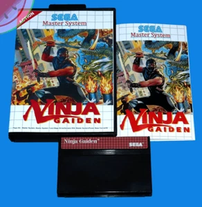 TESTED Sega MASTER SYSTEM Game NINJA GAIDEN Completed with NEW Case Manual CIB - Picture 1 of 21
