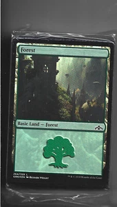 Forest 2018 Magic Guilds of Ravnica Deck 264/59 Holo WoTC New Factory Sealed - Picture 1 of 1
