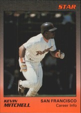 1989 (GIANTS) Star Mitchell #7 Kevin Mitchell/Career Info