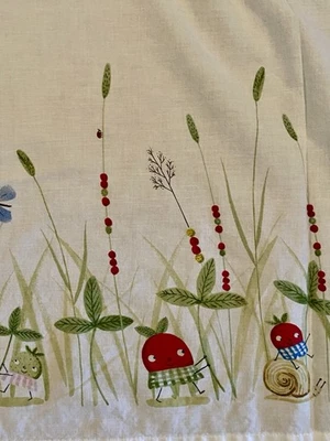 "2 paneles de cortina caprichosos vintage IKEA TORVA FJARIL mariposas 46x64"" tapas con pestañas" Foto 1 de 4