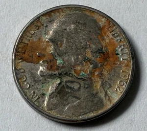 1962 D Nickel "Jackson Pollock" Edition OOAK - Bild 1 von 5