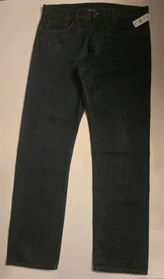 Pantalones de mezclilla Brooks Brothers 38x34 para hombre azules 1818 algodón Supima nuevos con etiquetas Foto 1 de 4