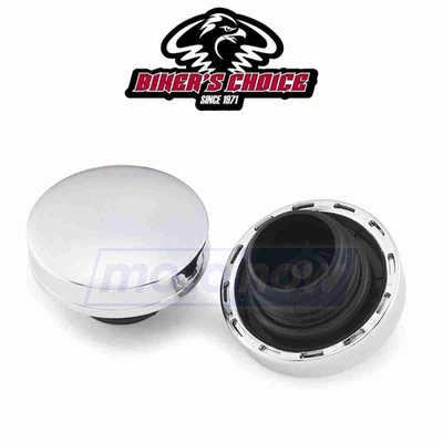 Bikers Choice High Top Screw-In Gas Caps -Vented for 1989-1996 Harley zv Foto 1 de 4