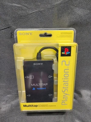 Adaptador de controlador PS2 Multitap en caja OEM negro SCPH 10090 PlayStation 2 - Imagen 1 de 4