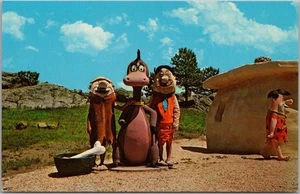 Parque Temático Vintage CUSTER, Dakota del Sur Postal "FLINTSTONES' BEDROCK CITY" - Imagen 1 de 2