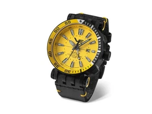 Reloj Automático Vostok Europe Energia II GMT, PVD, Amarillo, LE, NH34-575C719 - Bild 1 von 10