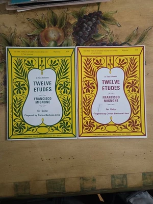 Libros extremadamente raros Francisco Mignone 12 estudios para guitarra clásica Foto 1 de 4