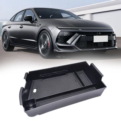 Bandeja organizadora de caja de almacenamiento reposabrazos de coche para 2024 2025 Hyundai Sonata accesorios Foto 1 de 4