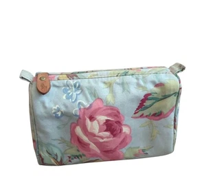 Vintage Ralph Lauren Floral Cosmetic Toiletry Bag Pouch Country Chic - Picture 1 of 8