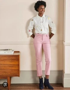 Boden Firecracker Slim Straight Ankle Skimmer Jeans SIZE UK 12P BRAND NEW T0550 - Picture 1 of 1
