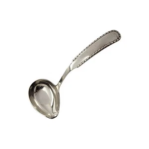 Georg Jensen Denmark Rope Sterling Silver Sauce Ladle 7 3/8" #15289 - Picture 1 of 9