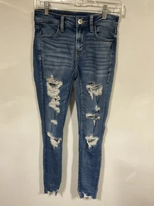 American Eagle Next Level Stretch Straight Leg Jegging Jeans. Girl’s Size 2 - Picture 1 of 3