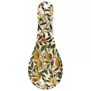 LEONARDO WILLIAM MORRIS FRUITS MELAMINE TEA BAG SPOON REST HOLDER - Picture 1 of 1
