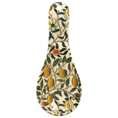 THE LEONARDO COLLECTION LEONARDO WILLIAM MORRIS FRUTTA MELAMINA BUSTINA TÈ CUCCHIAIO SUPPORTO RIPOSO