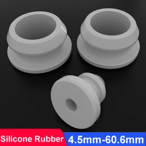 Snap Rubber Grommet Plug Seal Anti-Scratch for Electrical Box Cable Pipe White - Picture 1 of 11