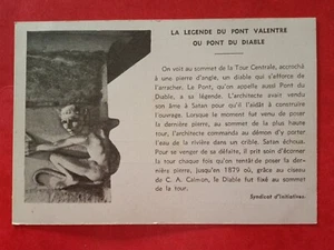 CPA - 46 LA LEGENDE DU PONT VALENTRE OU PONT DU DIABLE - Imagen 1 de 2