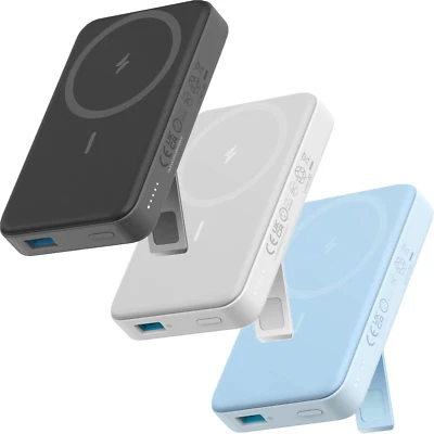 Banco de alimentación magnético Anker MagGo 10000 mAh batería portátil 20 W USB-C para iPhone14 Foto 1 de 4