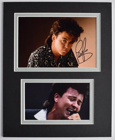 Paul Young Signed Autograph 10x8 photo mount display Music Q-Tips AFTAL COA Cover