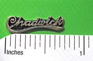 CHADWICK Car Co. SCRIPT - hat pin , hatpin , lapel pin , tie tac GIFT BOXED (Q) - Picture 1 of 4