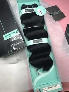IndiRemi® Virgin Remi Hair Weave_OCEAN_WAVE_WEAVING_12”_#1 - Picture 1 of 2