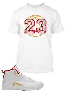 Air Jordan 12 Shirt In Men's T-Shirts 