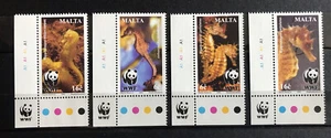 Malta - WWF / Marine Life - stamps - Corners - MNH** - C10 - Picture 1 of 1