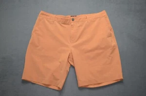 Faherty All Day Shorts Mens 38 Orange Casual Drawstring Pockets Performance 9" - Picture 1 of 13