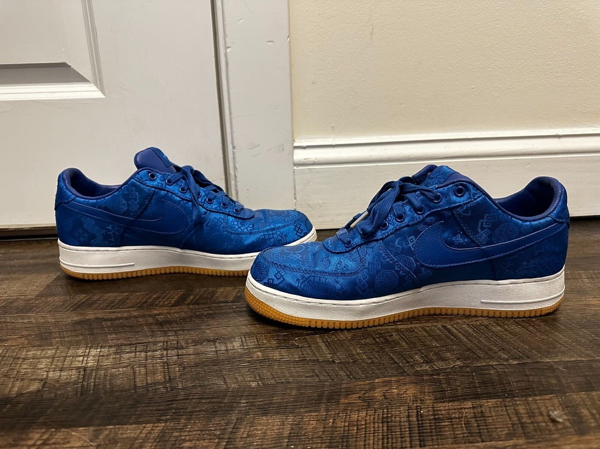 Nike CLOT x Air Force 1 PRM Royal Silk for Sale Nike CLOT x Air Force 1 PRM Royal Silk for Sale