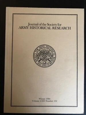 Journal of the Society for Army Historical Research, Winter 1984, V, LXII No 262 - Image 1 of 3