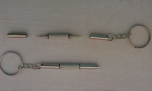 Precision Eyeglass Screwdriver Mini Keychain Sunglasses Eyewear Repair Tool (1) - Picture 1 of 1