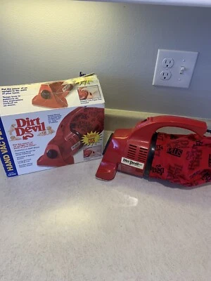 Royal Dirt Devil PLUS Hand Vacuum Model 08130 Red Corded Tested w/Box - Image 1 of 4