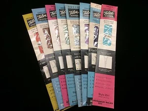 Vintage Zippers Set of 8 Assorted Colors and Sizes - Picture 1 of 7