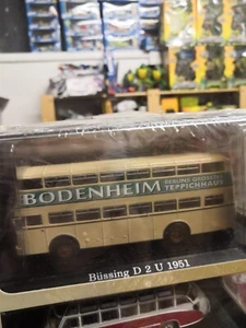 BUS Bussing D2U 1951 - Atlas De Agostini - Scala 1:72 - Foto 1 di 5
