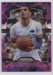 2019-20 Panini Prizm Rookie Purple Ice Prizm /149 Justin James #295 Rookie RC