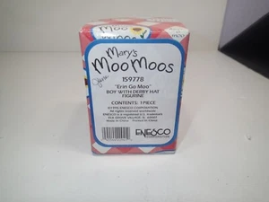 Mary's Moo Moos Enesco figurine New boxed 159778 Erin Go Moo - Picture 1 of 2