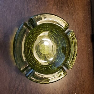 A PAIR OF MCM ANCHOR HOCKING SORENO 6.5” ASH TRAYS BEAUTIFUL! - Picture 1 of 10