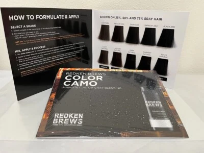 REDKEN Brews SwatchBook  Color Camo Swatch Book Factory Sealed 2020 - Image 1 of 4