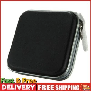 40pcs Capacity Disc CD DVD Wallet Storage Organizer Case Holder(Black) ~ - Bild 1 von 9