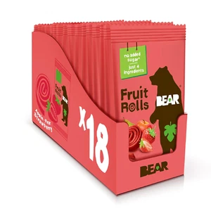 Real Fruit Snack Rolls - Gluten Free, Vegan, and Non-Gmo - Strawberry – Healt... - Picture 1 of 12