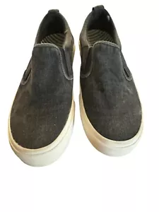 Taos Rubber Soul Slip On Sneakers Women's Size 7Gray Canvas Casual Shoes - Picture 1 of 9
