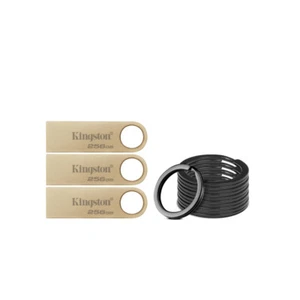 Kingston DataTraveler 128GB SE9 G3 USB 3.2 Gen 1Read Speed 3-Pack with 10-Pack - Picture 1 of 7