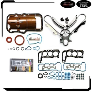 Juego completo de juntas para Jeep Commander 2006-2009 3,7 L kit de cadena de distribución sin engranajes - Imagen 1 de 24